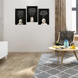 decoozy 12×18 Motivation Poster | Home Office Café Gym Bedroom | Student Success Study Art Pack of 5 Paper Print image 3