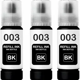 Gedi 003 Black Refill Ink for L3110,L3150,L3250,L3252,L3115,L3116 Printer 3PC Black Ink Bottle-image-76