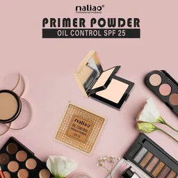maliao Primer Powder Oil Control SPF 25 - Smooth and Matte Finish Compact image 4