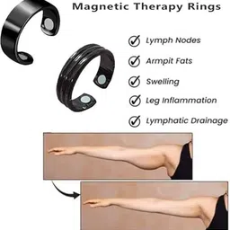 stepid Adjustable Magnetic Therapy Ring Lymphatic Drainage,Blood Sugar Control Ring Medical Reacher & Grabber image 2