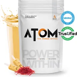 AS-IT-IS ATOM Whey Protein 2kg with Digestive Enzymes | Kesar Kulfi 27g protein Whey Protein-image-19