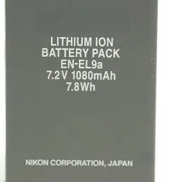 DIGICLAMBO EN-EL-9a (1080MAh) Rechargeable Litium-ion pack for MH-23 for Nikon Camera Battery Charger image 3