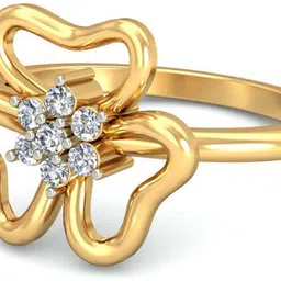 avsar AVR460 14kt Cubic Zirconia Yellow Gold ring-picture-10