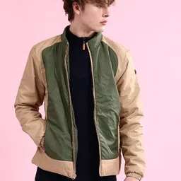 the indian garage co. Men Colorblock Bomber Jacket image 4