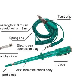 as tool center Circuit Tester Pen DC 6V 12V 24V Gauge For Individual Or Commercial Use Digital Voltage Tester image 4