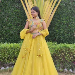 recart Embroidered, Self Design Semi Stitched Lehenga Choli-picture-19