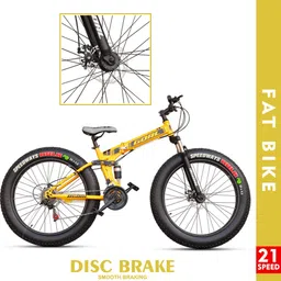 goal YELLOWFOLDINGFATTYRE 26 T (inch) Folding Bikes/Folding Cycle image 2
