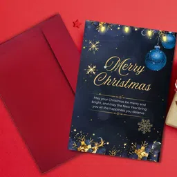 aanyacentric Christmas 9.5x13 inch for Xmas Festive Wishes Greeting Card-picture-19