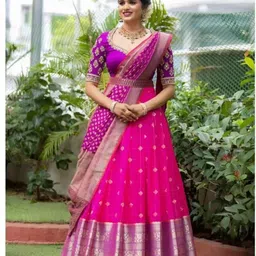 mr y Self Design Semi Stitched Lehenga Choli image 1