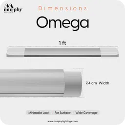 murphy 10W LED Cool White Tube Light 10 W 33 cm Tube Light image 3