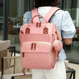 niloni Diaper Bag Backpack Multi Pocket Storage Bag image 5