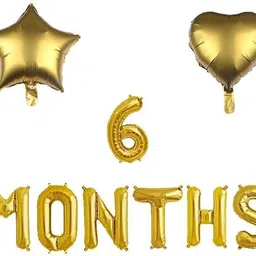 events framer Solid 6 Months Balloons, 6 Months Pregnant/One Half Year Birthday Baby Shower Balloon-picture-21