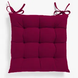 angel mommy Cotton Single Chair Cushion Cotton Solid Chair Pad Pack of 1-picture-19