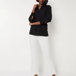 max Women Regular Fit Self Design Casual Shirt image 4