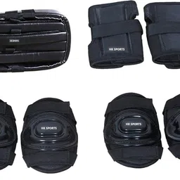 hk sports Protective Skating Guard Kit | Helmet, Elbow Guards, Knee caps, Hand Gloves Skating Kit-picture-17