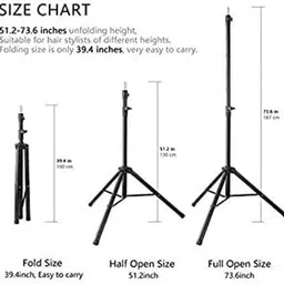 megarich Adjustable Mannequin Head Tripod Stand Hair Extension image 4