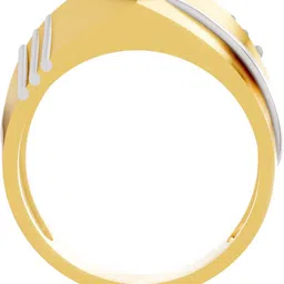 sparq Certified Lab Grown Diamond & 925 Sterling Silver Gold Plated Ring image 2