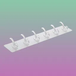 SELF-STICK MULTIPURPOSE 6 PACK PACK WALL HOOK Hook 12-image-70