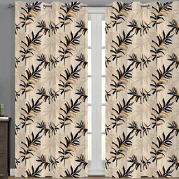 vmd 154 cm (5 ft) Window Polyester Room Darkening Curtain Single Curtain image 2