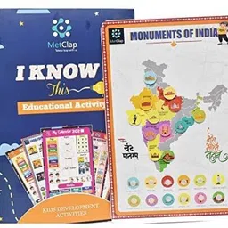 metclap Monuments of India Puzzle - Interactive Learning Game for Kids image 3
