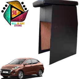 sakshionline Store S1 Type4 Wooden Armrest Black Color For All Car Models of Aura Car Armrest-picture-12