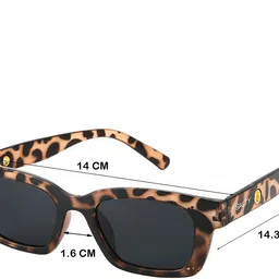 salty alpha UV Protection Rectangular Sunglasses (Free Size) image 5