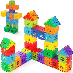 happypeppy Multicolors Small Building Blocks for Kids - 75 Pieces-picture-24