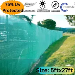 Green shade net 5x27 75% green net for garden balcony plants boundary house net Portable Green House-image-15