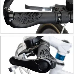 indialot Bicycle Handlebar Rubber Grips with Anti-Slip Contoured Design 039 Bicycle Handle Grip image 4