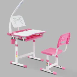 alex daisy Pluto Infant Desk in Pink Colour with Chair-picture-36