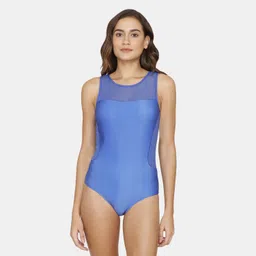 coucou by zivame Solid Women Blue Swimsuit-picture-22