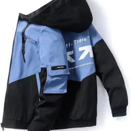 zyrona Men Colorblock Casual Jacket-picture-17