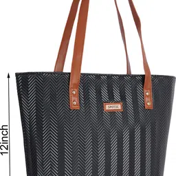 spotic Women Black Tote image 2
