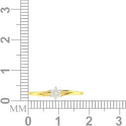 avsar Sadhana 18kt Diamond Yellow Gold ring image 4