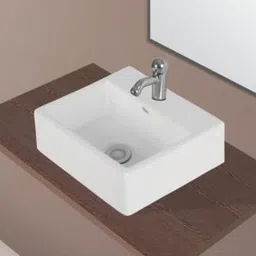 somex MACHO ( 33*28*13 ) CM PREMIUM WHITE WASH BASIN / Table Top Basin image 2