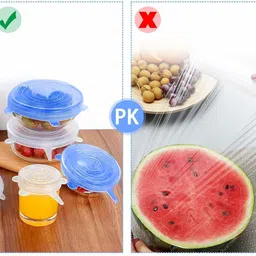 decibel 2.5 inch, 3.7 inch, 4.5 inch, 5.7 inch, 6.5 inch, 8.3 inch Lid Set, Pack of 6 image 4