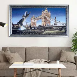 art gali Tapestry Fabric Painting London Wall Painting image 1
