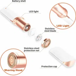Tlismi T-EYEBRWTRMMR-LPSTC-WHT Cordless Epilator image 4