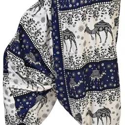 letz dezine Printed Rayon Women Harem Pants image 4