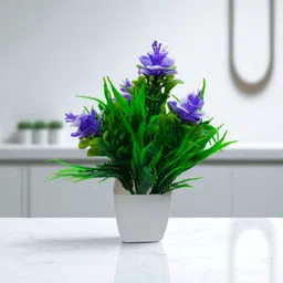 lambrosh Artificial Flowers & Port for Home and Office Decoration Pot Multicolor Multicolor Wild Flower Artificial Flower image 3