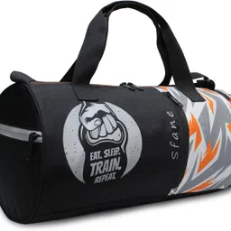 sfane 25 L Gym Duffel Bag - Trendy Black Gym Duffel Bags Men & Women Sports Gym Bag - Multicolor image 2