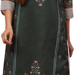 biba Women Printed Polyester Straight Kurta-picture-10