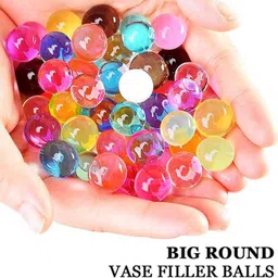 aquabloom Multicolour Jelly Balls 1500-Pc (Approx.) & 10 Growing Flower Magic Water Beads image 2