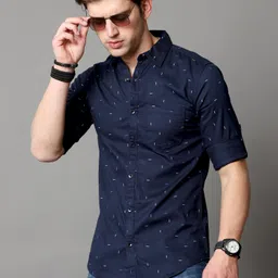 asian & fitch Men Slim Fit Printed Casual Shirt-picture-18