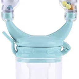apparelnation Baby Soft Silicone Rattle Nibbler Soother With Fruit Shape Teether BPA Free Teether and Feeder image 4
