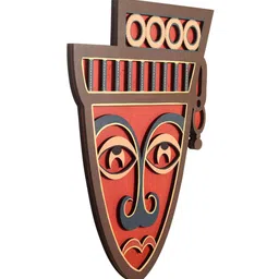 aakriti art creations Rango Wall Decor Mask image 4