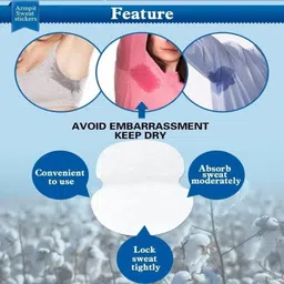 rhhg e com Disposable Underarm Sweat Pads@20pcs Sweat Pads image 4