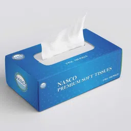 nasco “Premium Soft Facial Tissues 2 Ply 100 Pulls for Home, Office & Car image 2