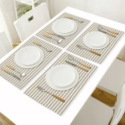 hokipo Rectangular Pack of 4 Table Placemat image 2