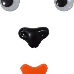 asian hobby crafts Googly Moving Eyes, Black/White (200 Pieces, 8mm) image 3